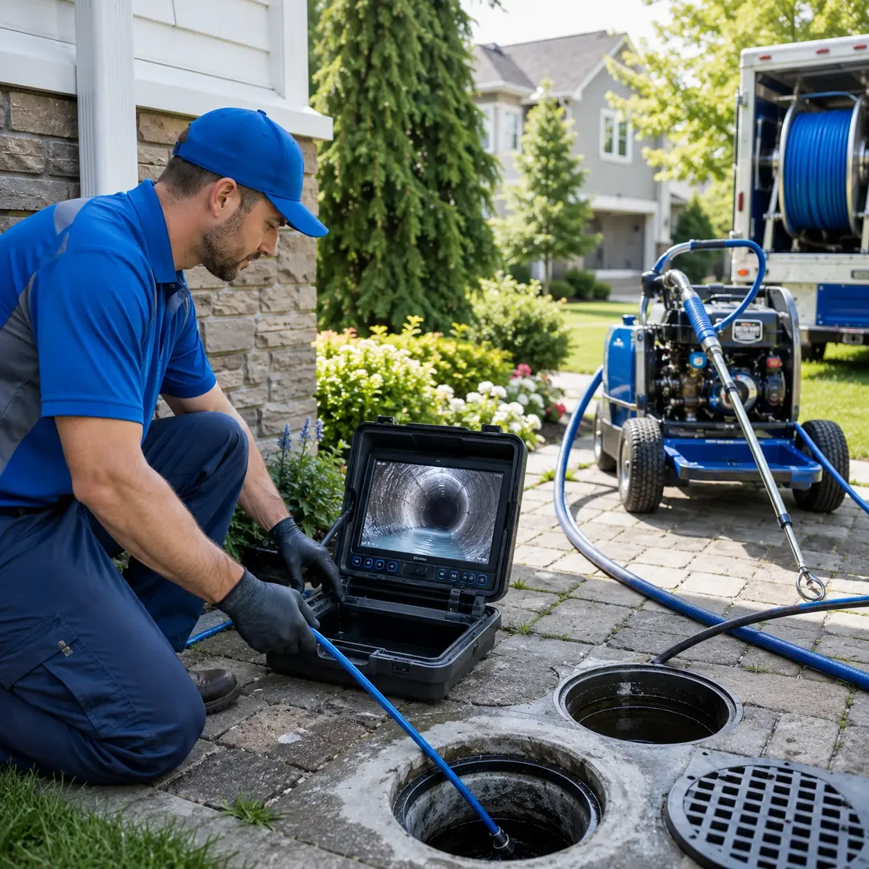 Outdoor drain cleaning professionals serving Minden, IA
